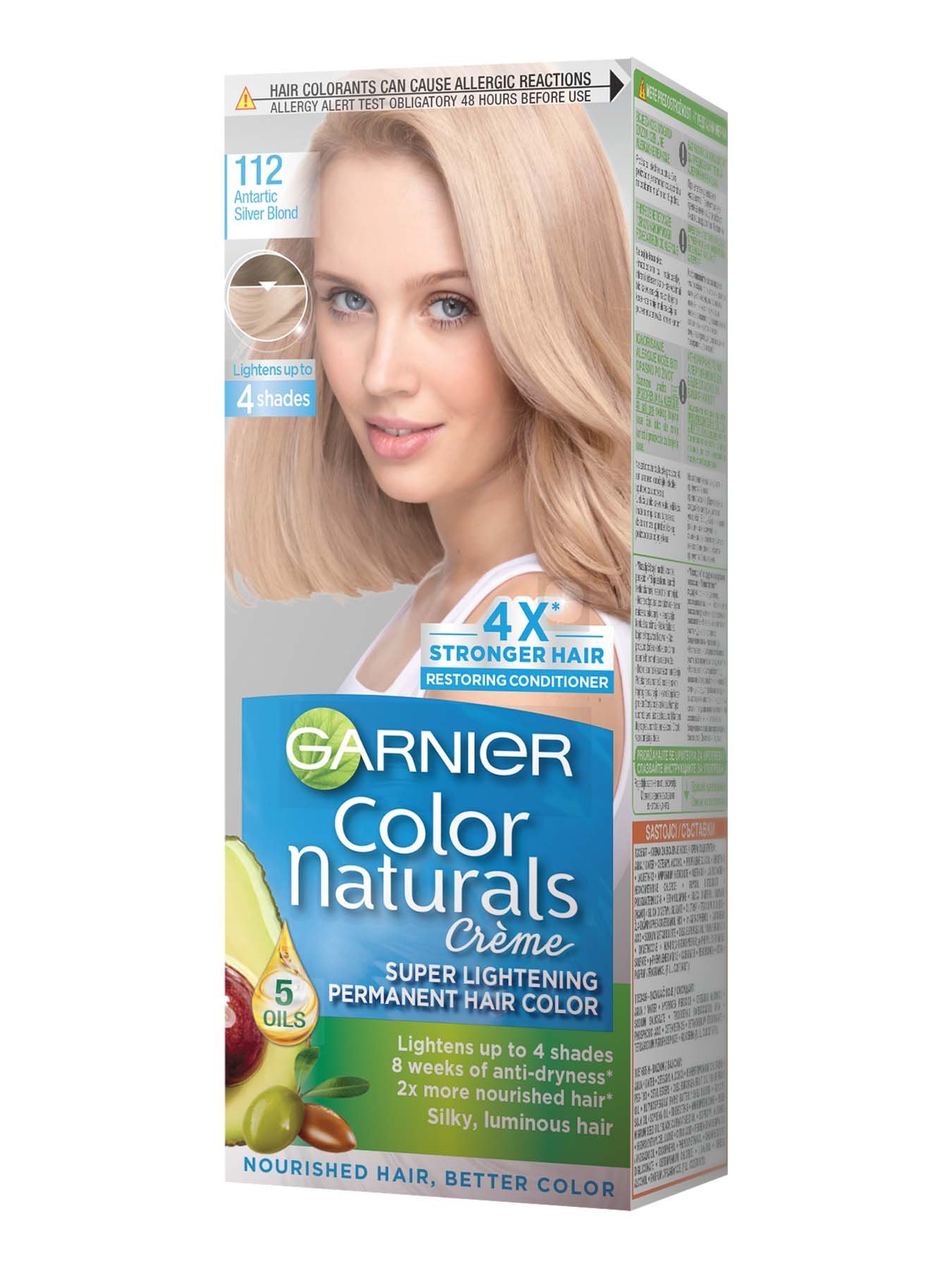 Garnier Color Naturals 112 Polarna srebrno plava