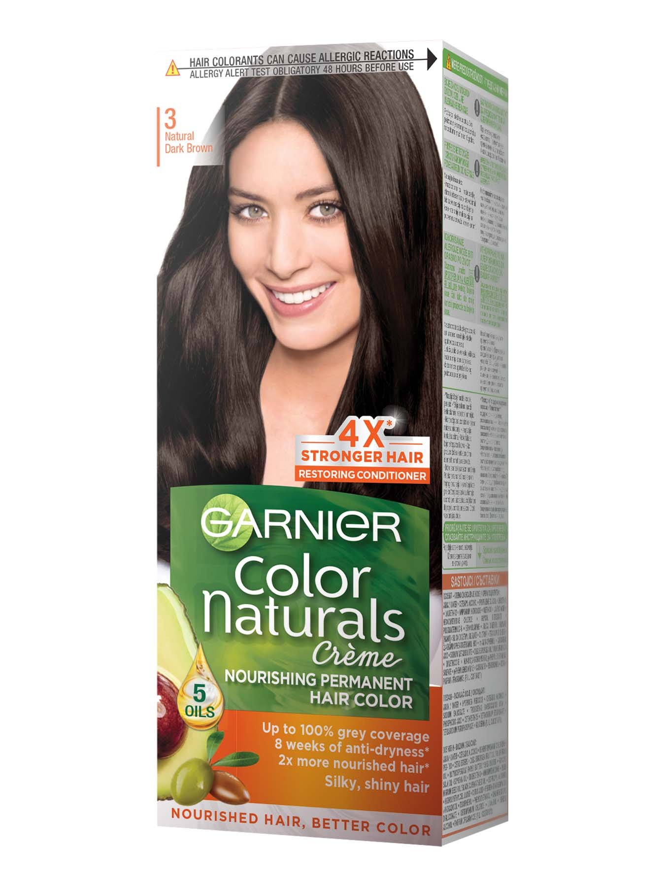Garnier Color Naturals 3 Prirodno tamno smeđa