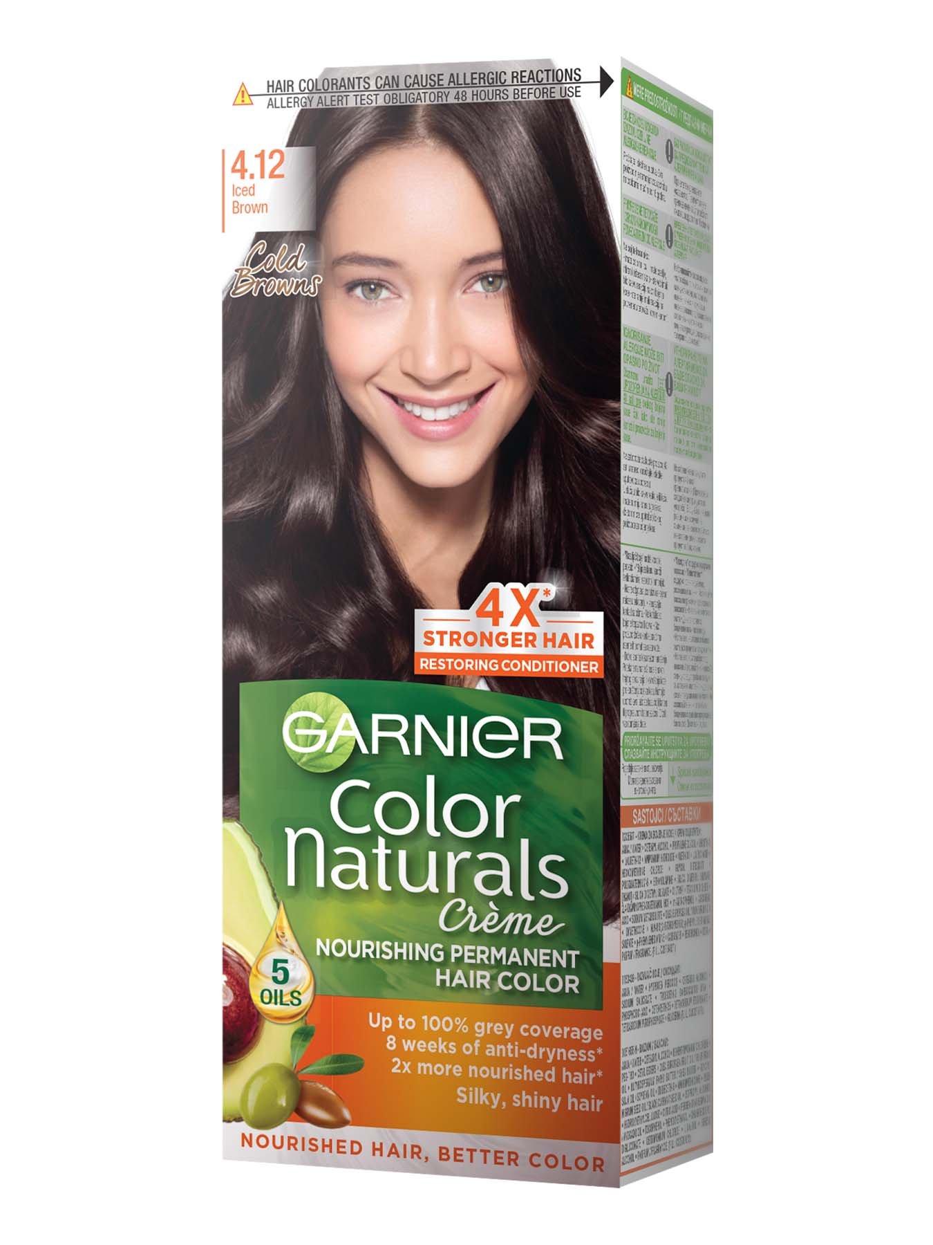 Garnier Color Naturals 4.12 Ledeno smeđa