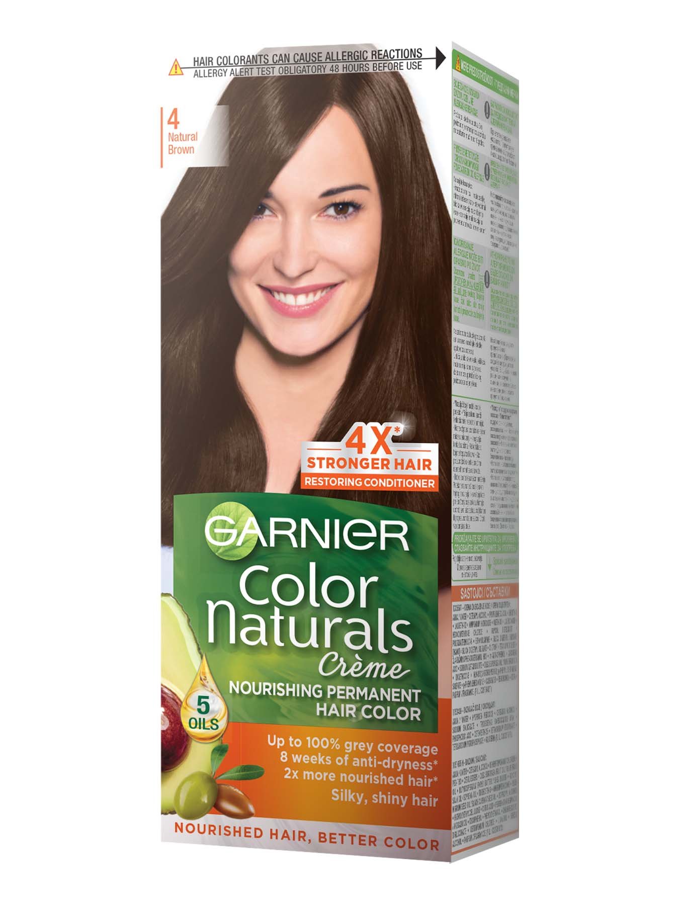Garnier Color Naturals 4 Prirodno smeđa