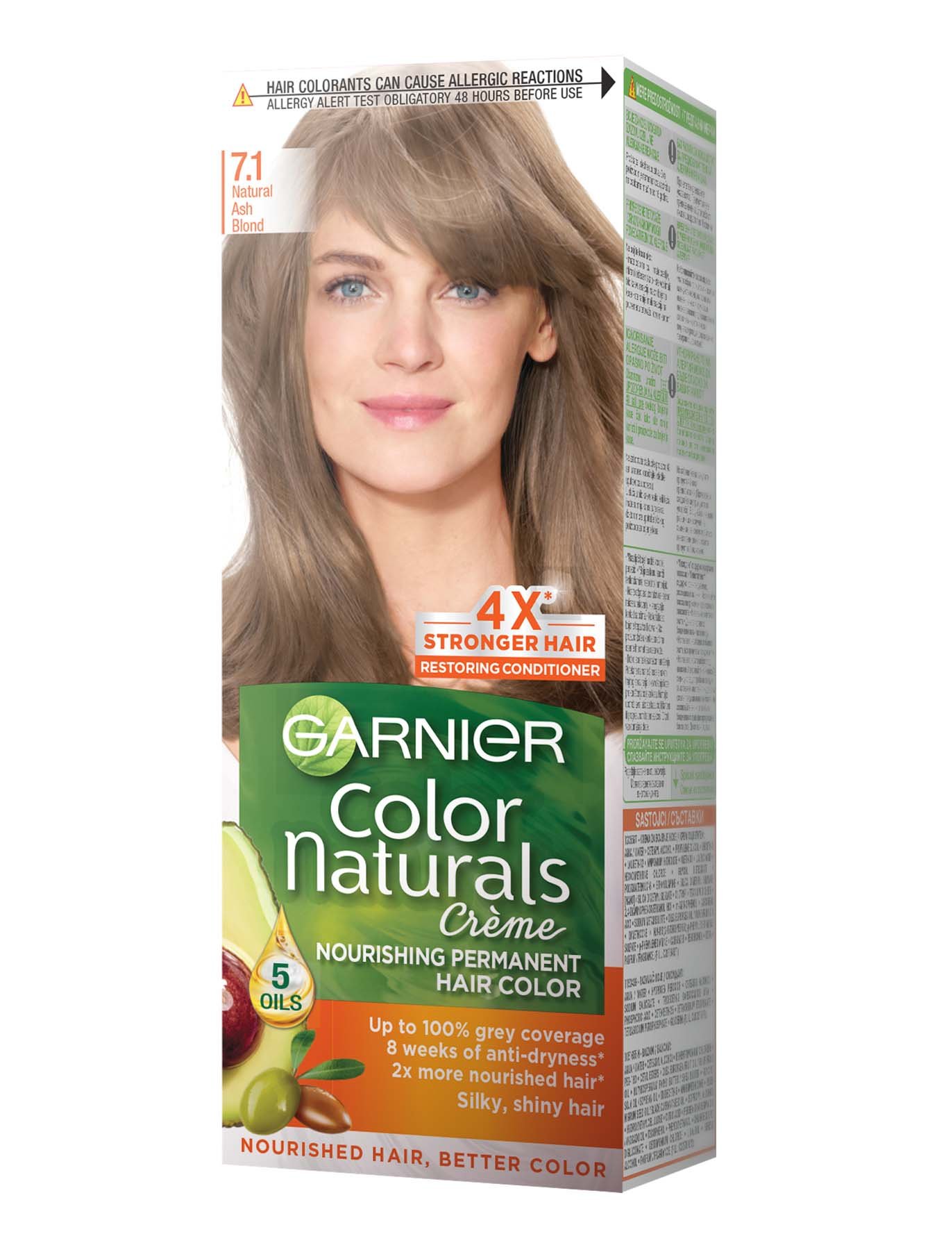 Garnier Color Naturals 7.1 Prirodno pepeljasto plava