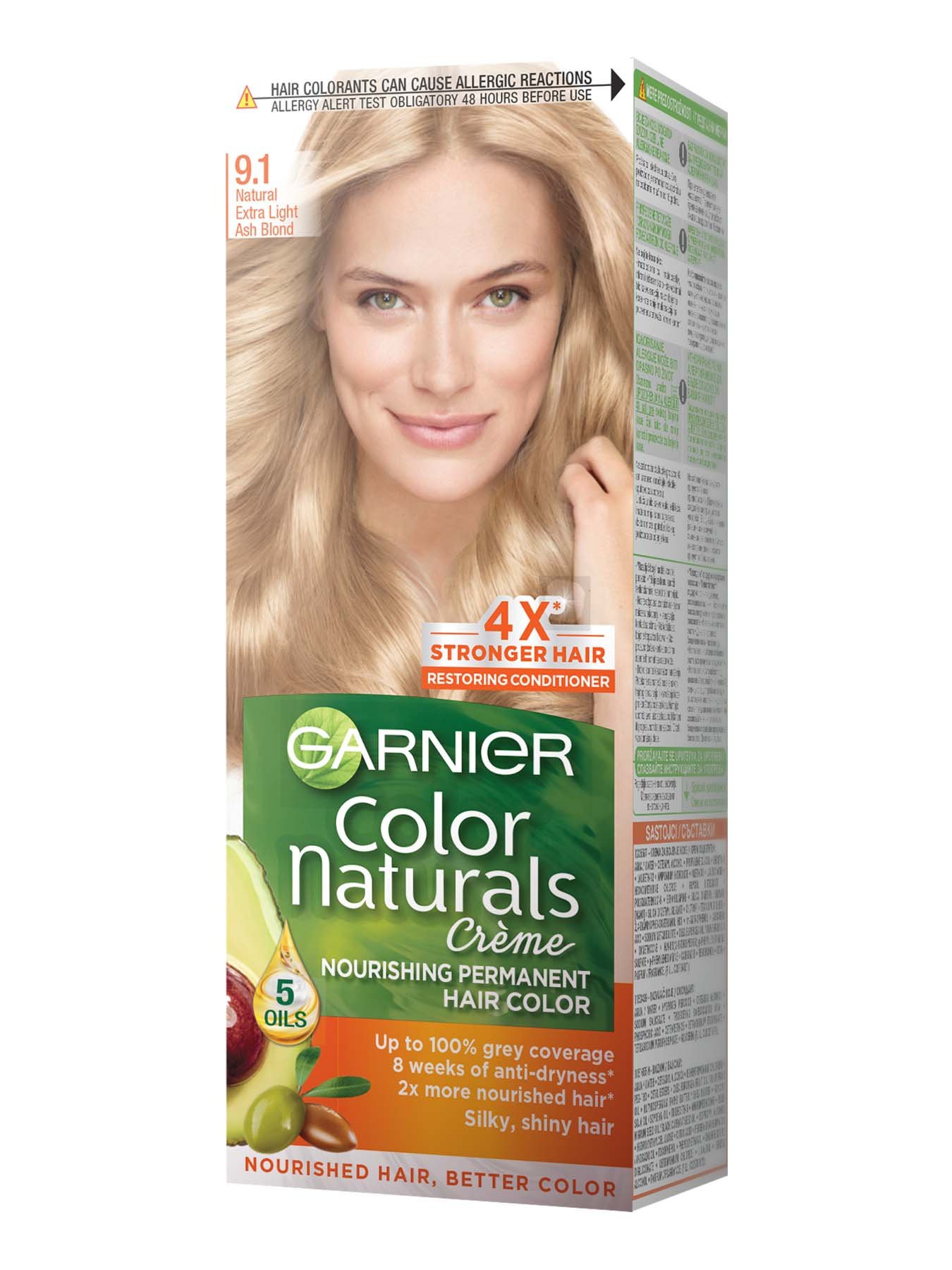 Garnier Color Naturals 9.1 Prirodno vrlo svijetlo pepeljasto plava