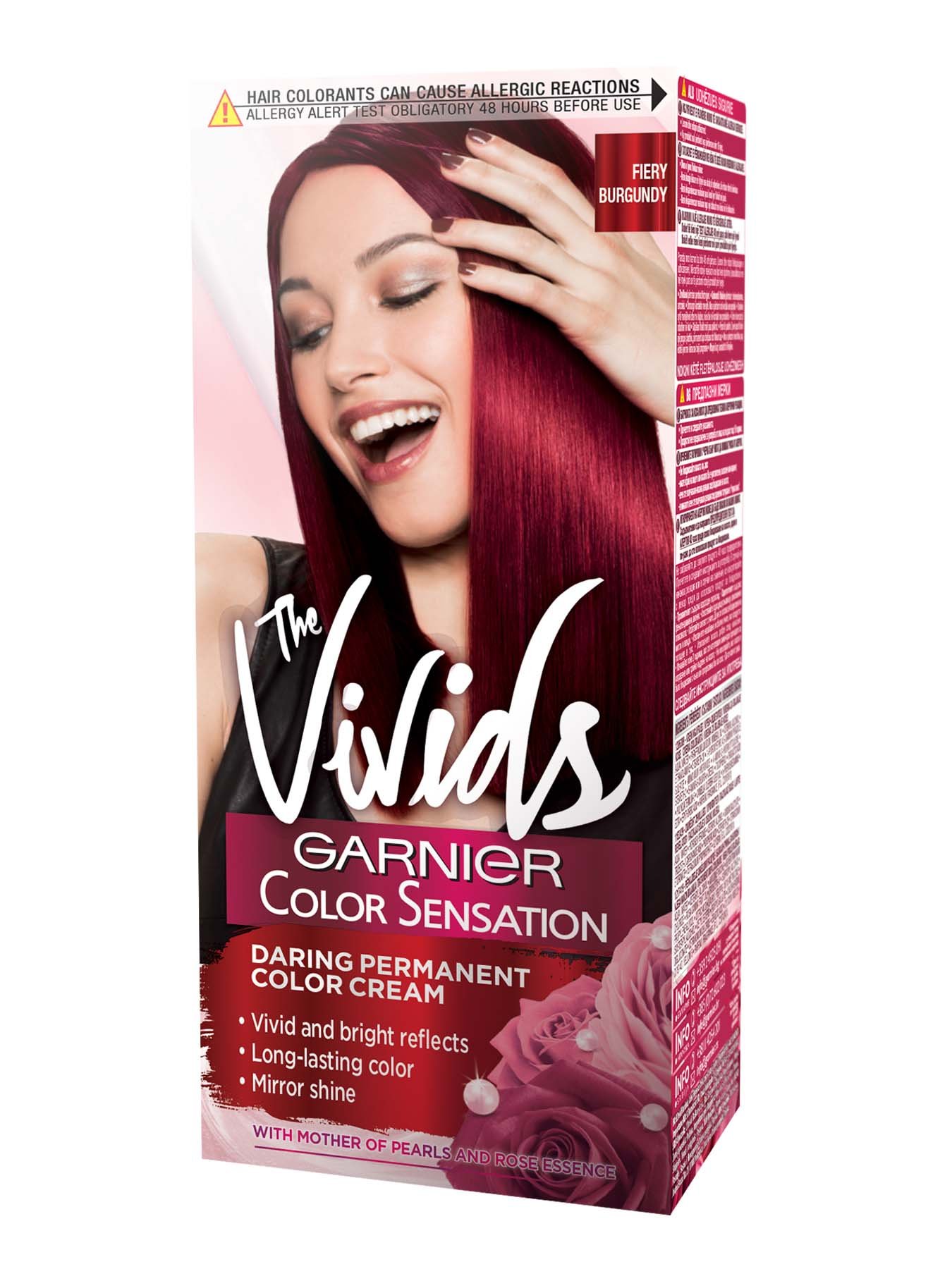 Garnier Color Sensation Vivids 4.62 Vatrena bordo crvena