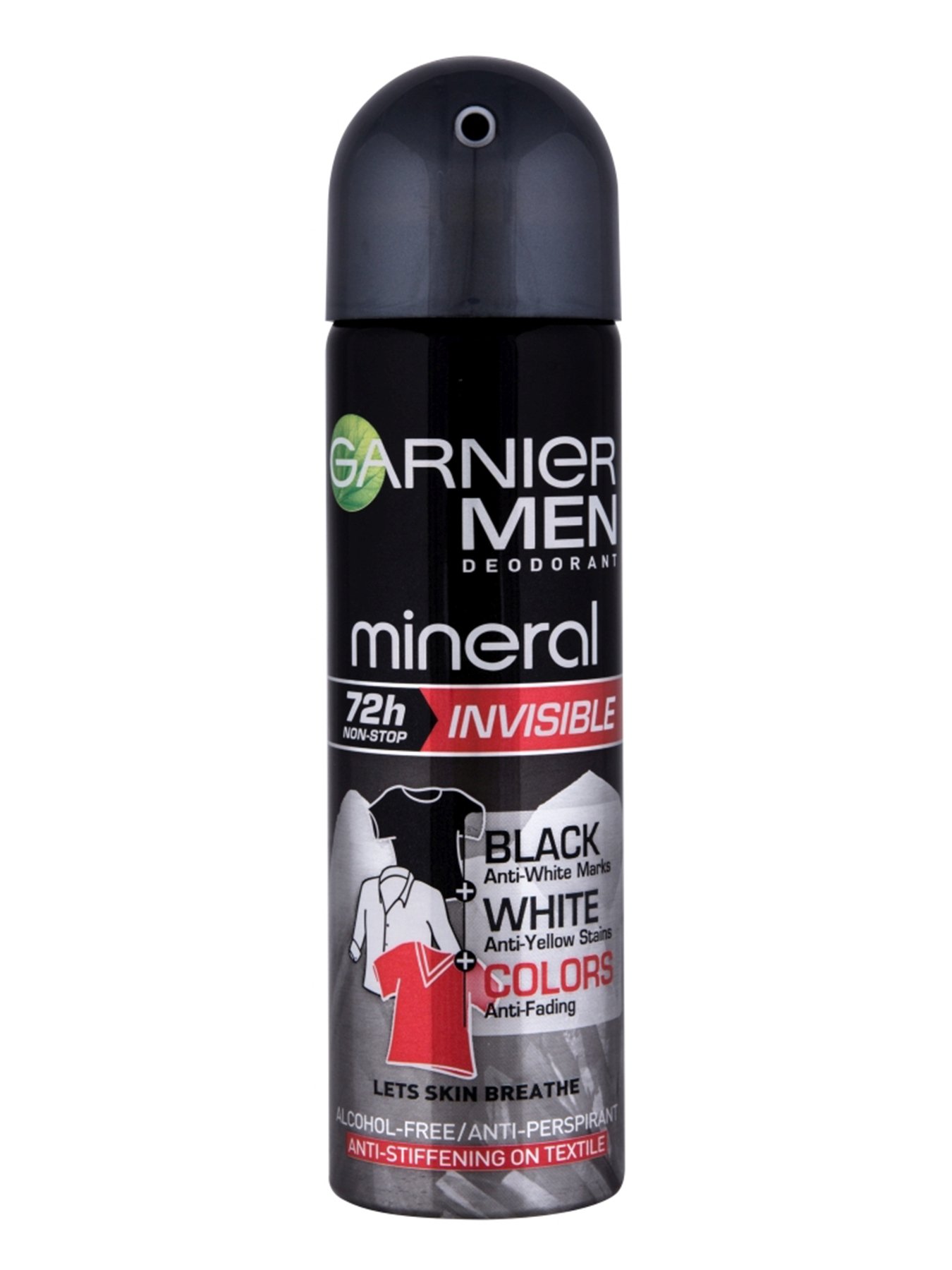 Garnier Mineral Deo Men Invisi Black, White&Colors Sprej