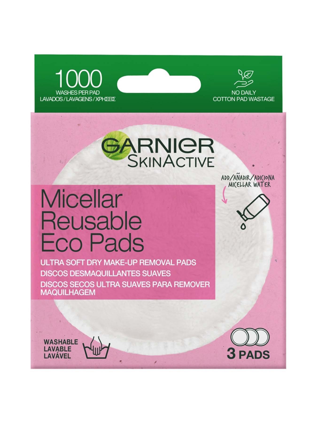 Garnier Skin Naturals Višekratne ekološke mikofiber blazinice - Eco Pads