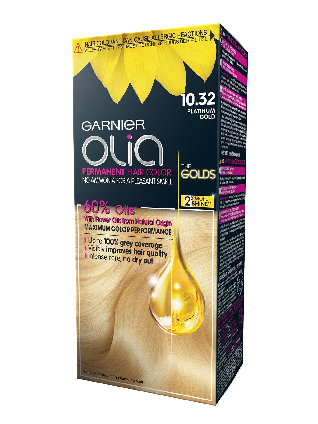 Garnier Olia Gold 10.32 Platinasto zlatna