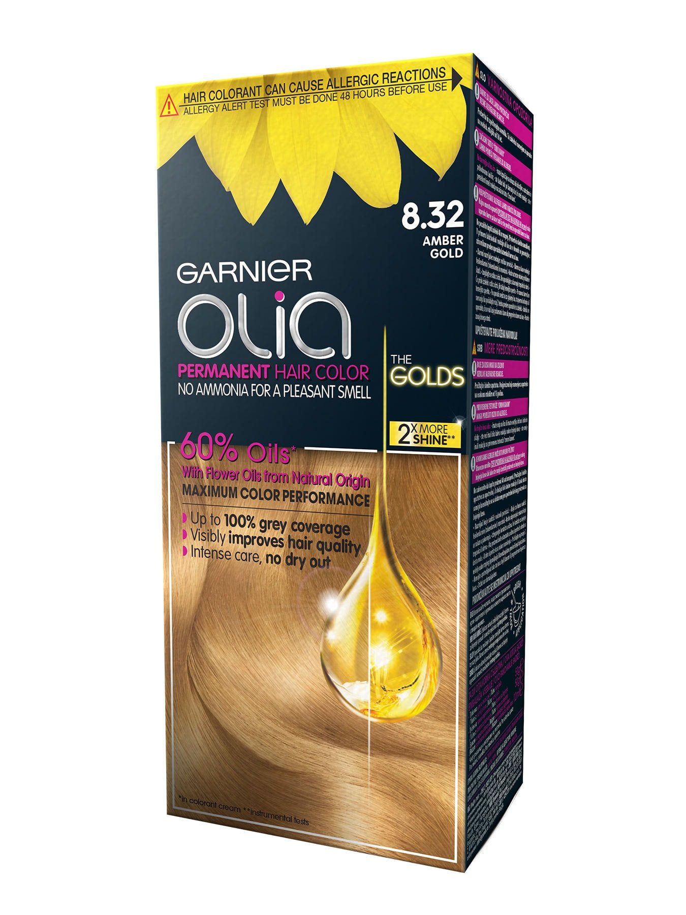 Garnier Olia Gold 8.32 Jantarno zlatna