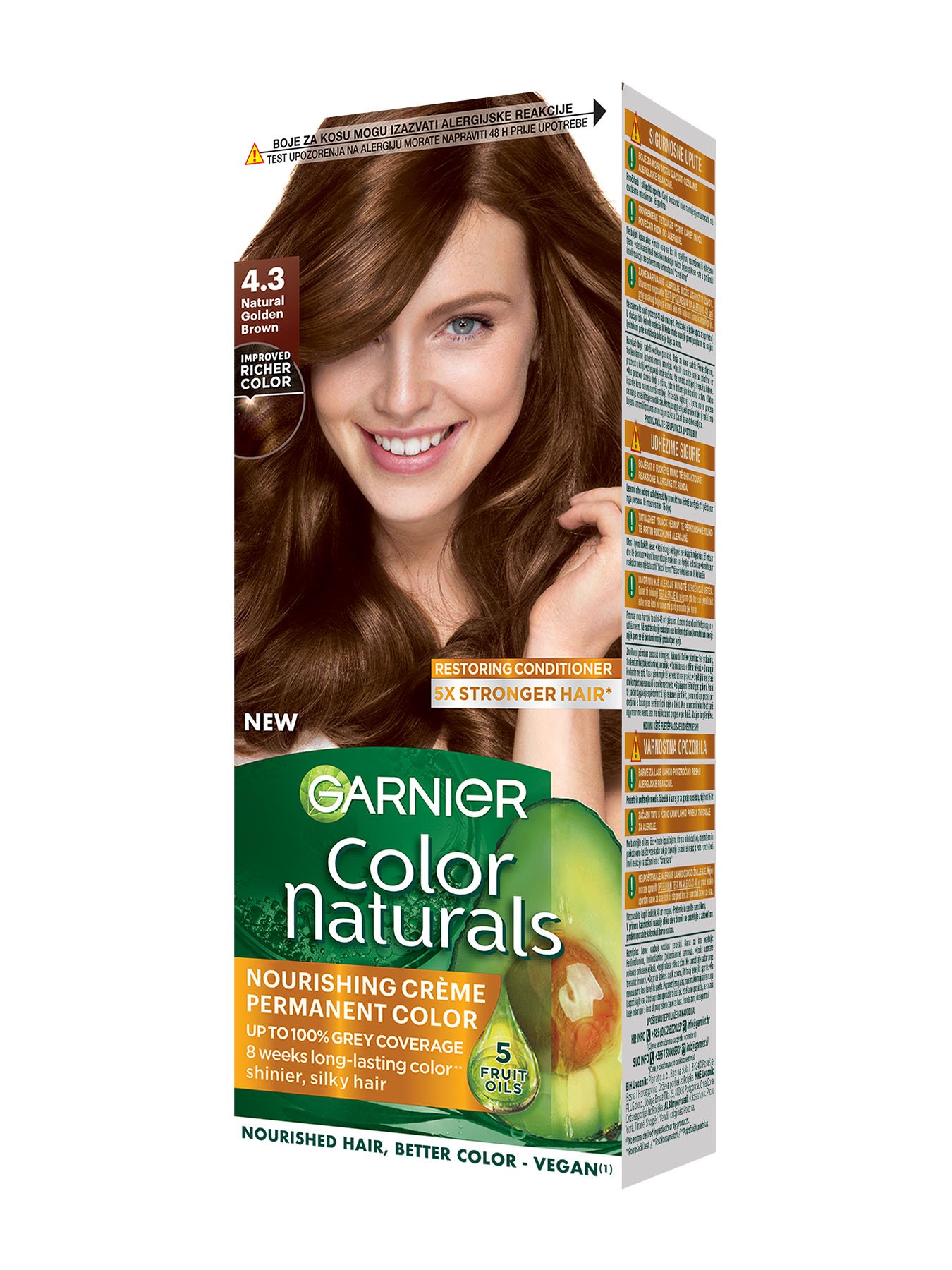 Garnier Color Naturals 4.3 Prirodno zlatno smeđa