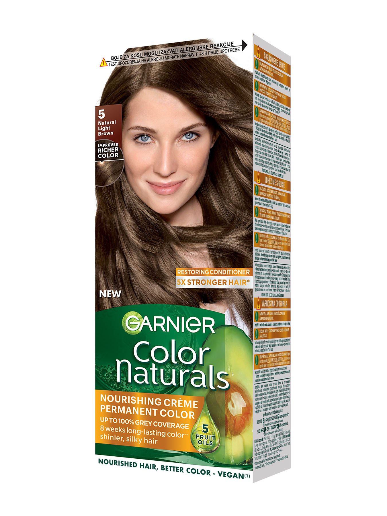 Color Naturals 5 Prirodno Svijetlo Sme a Boja Za Kosu Garnier Color Naturals 5 Prirodno Svijetlo Sme a Boja Za Kosu Garnier