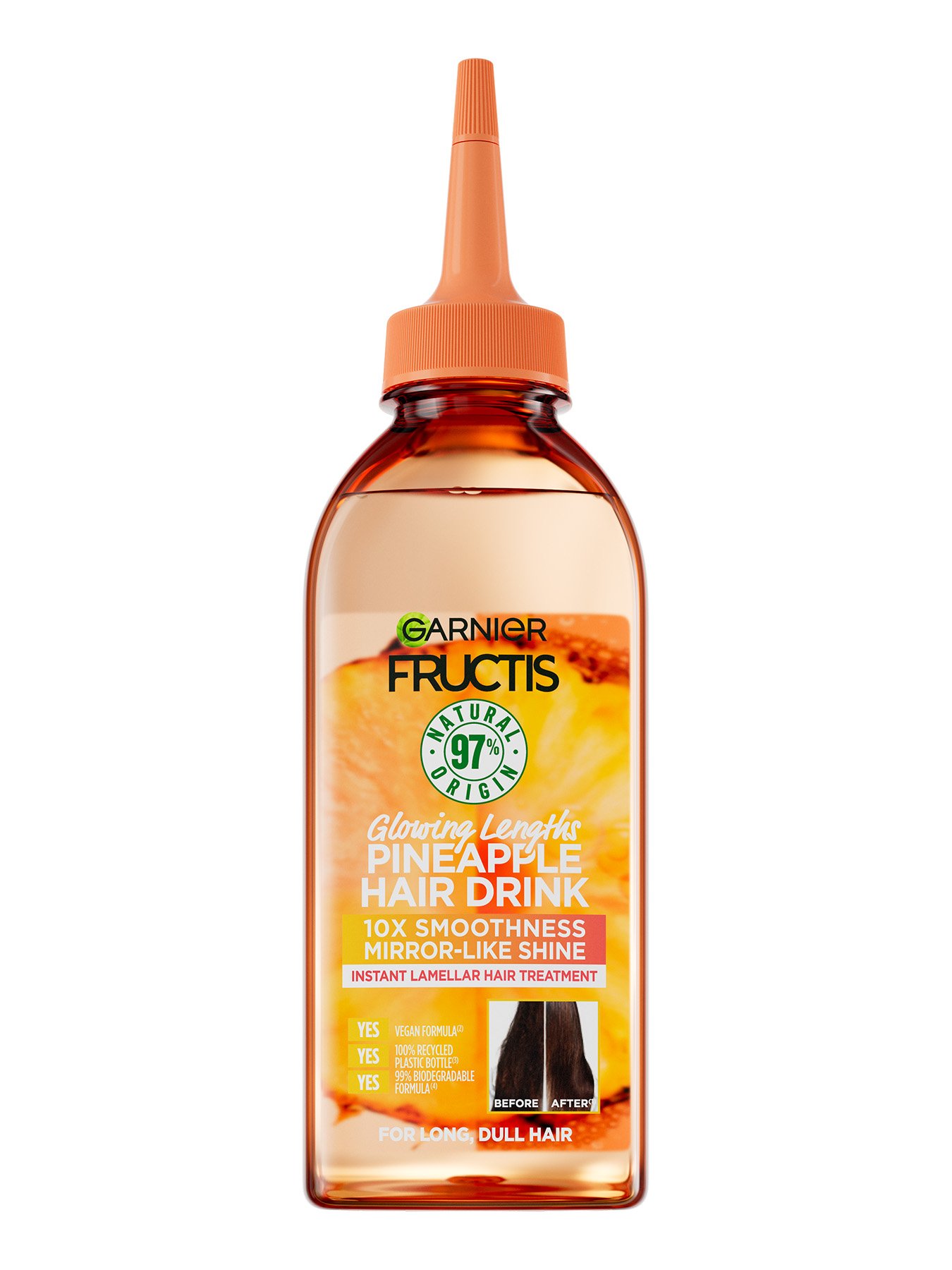 Garnier Fructis Hair Food Pineapple tekući balzam za kosu bez sjaja