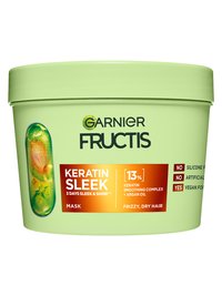 Fructis Keratin Sleek Maska za nezaglađenu suhu kosu 370ML