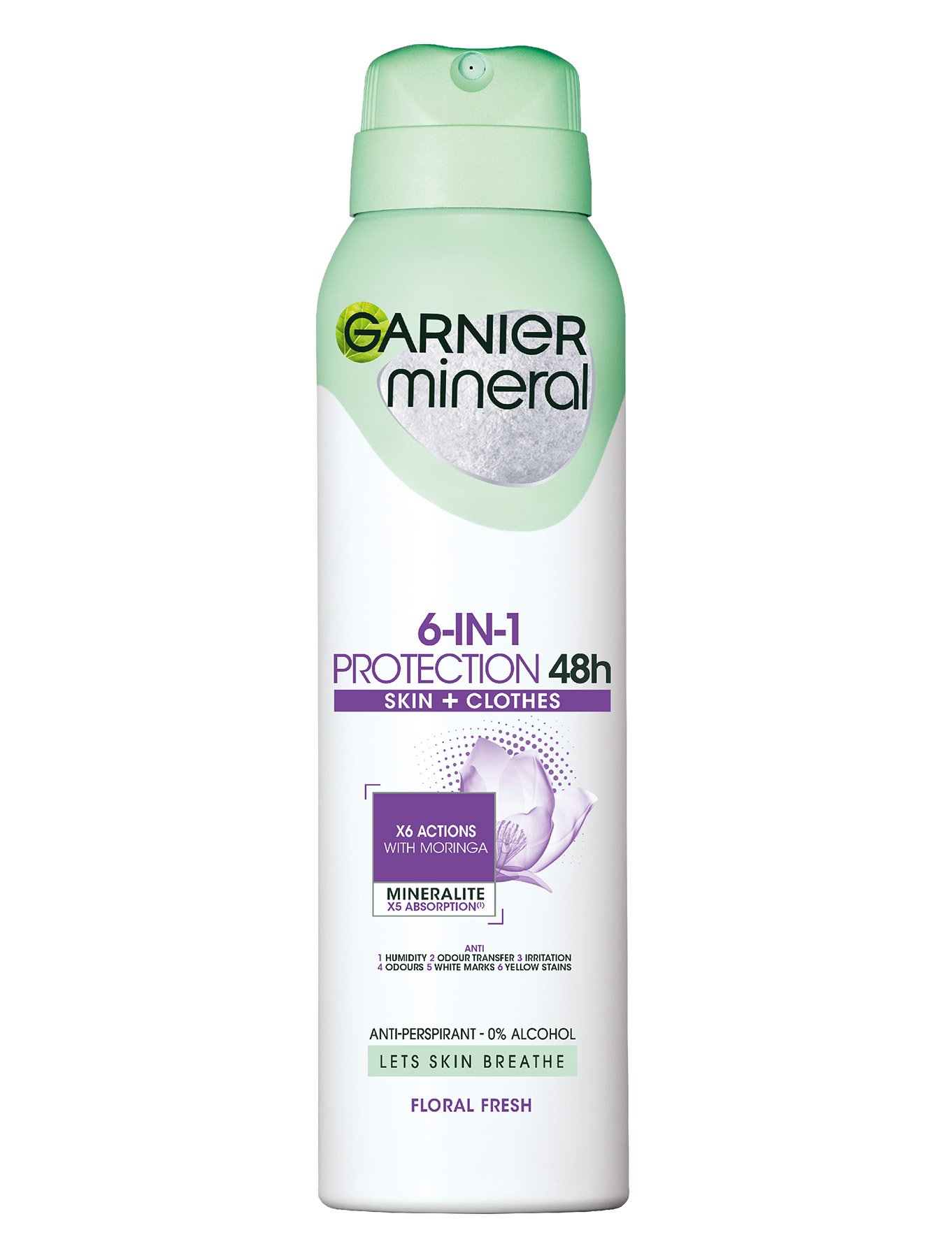 Garnier Mineral Deo Protection 6 Floral Fresh 48h antiperspirant Sprej