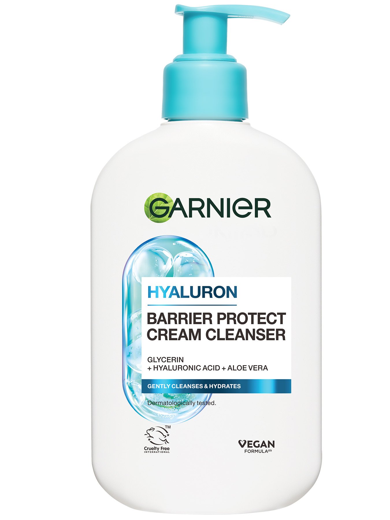 Garnier Hyaluron kremasti gel za čišćenje lica za zaštitu barijere kože, 250ml